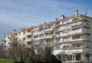 Immeuble en rénovation rue Racine  